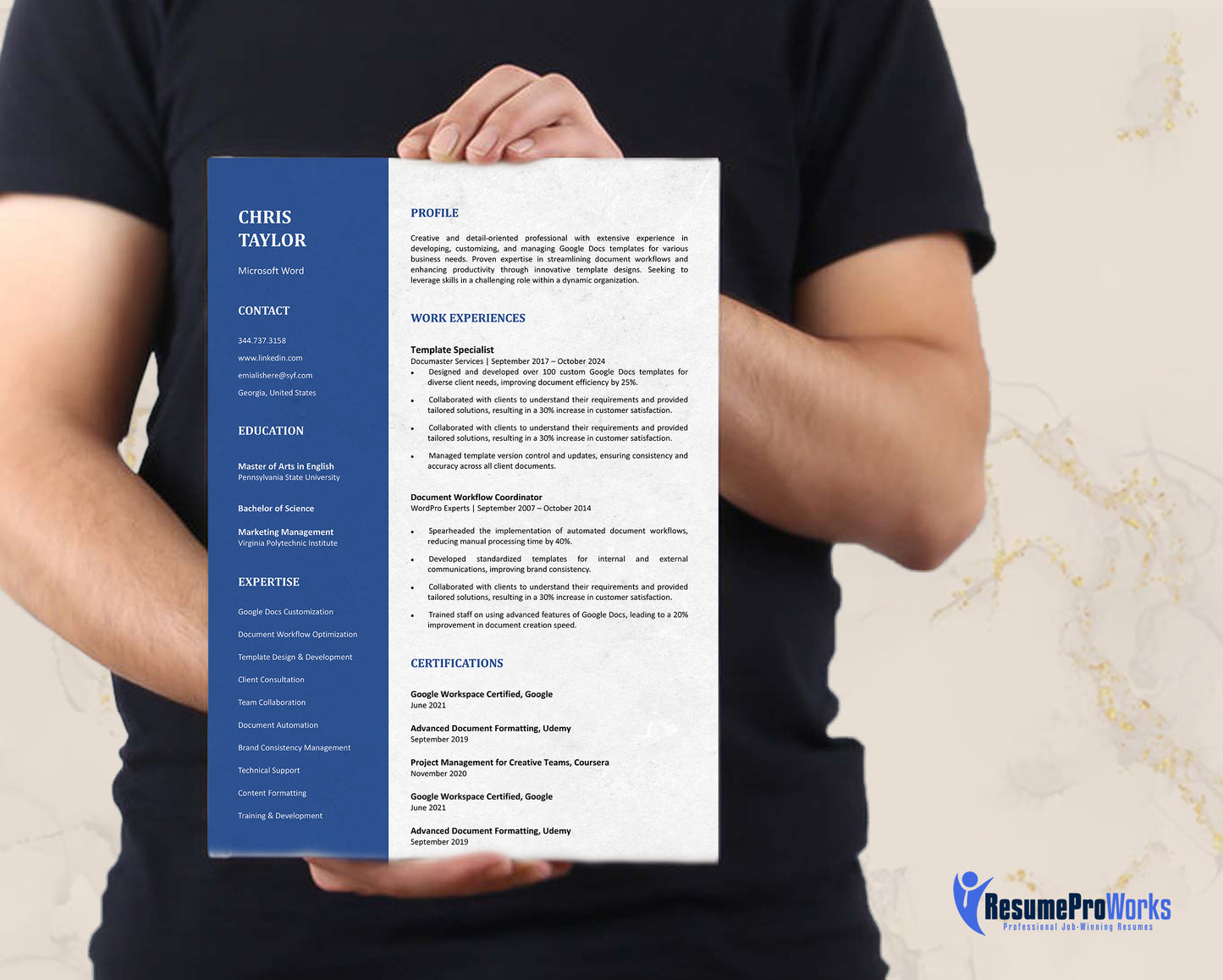 Microsoft Word Resume Template